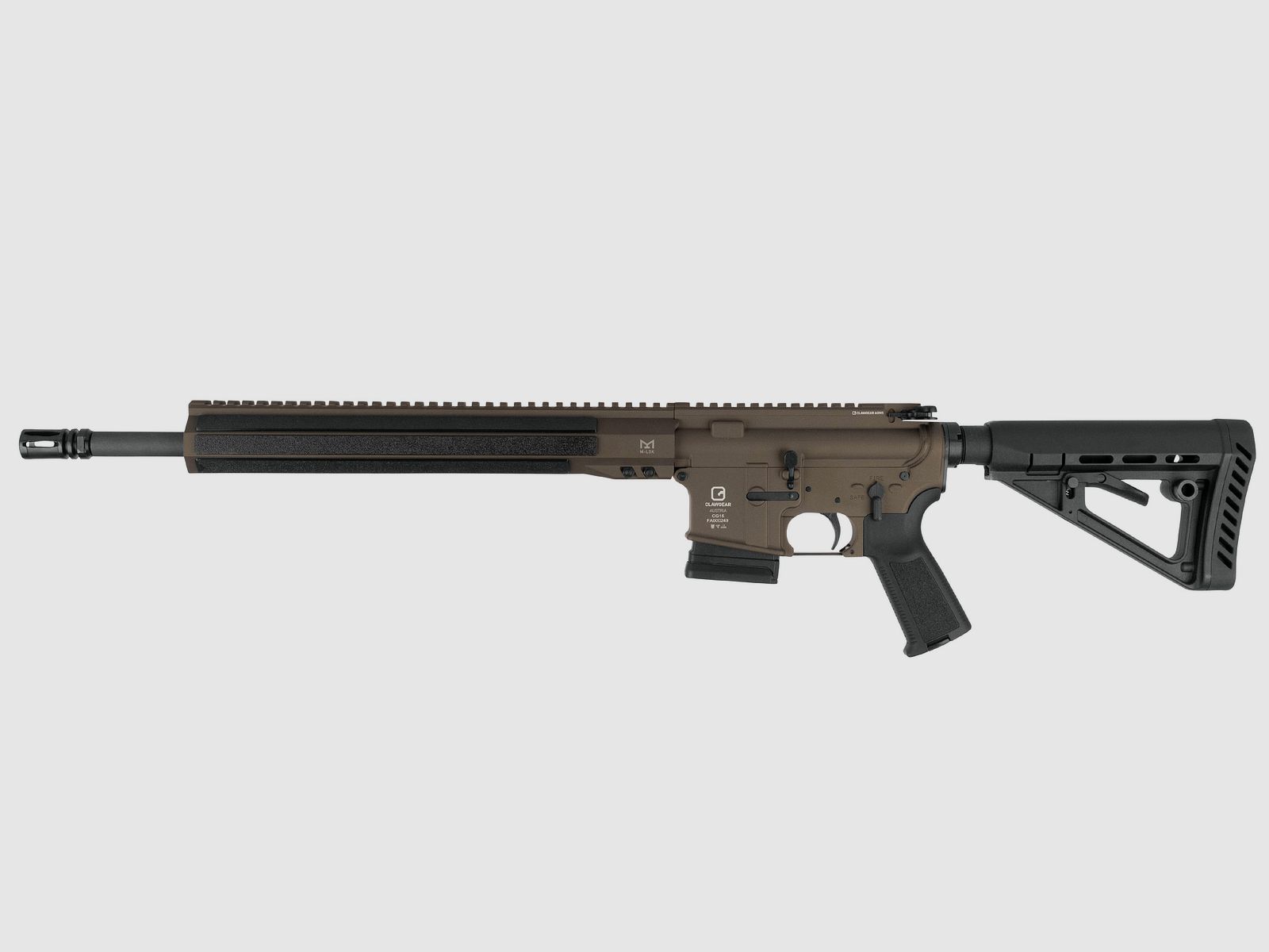 Clawgear CG15 16,75" Midnight Bronze Brown .223 REM - Rifle semiautomático