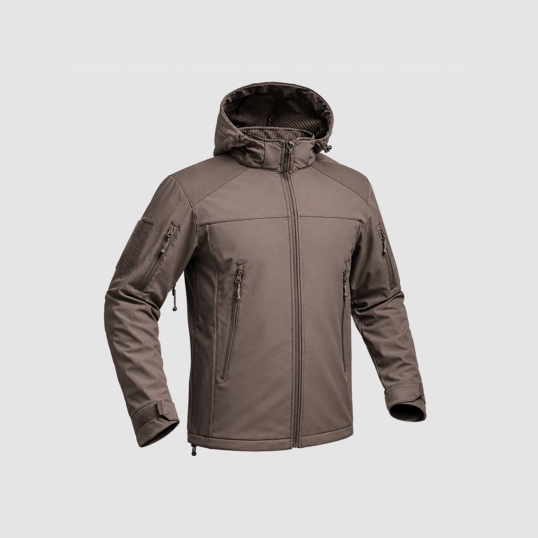 Fighter A10® Softshell Jas Heren - Bruin, waterdicht en ademend, afbeelding 1 van 7