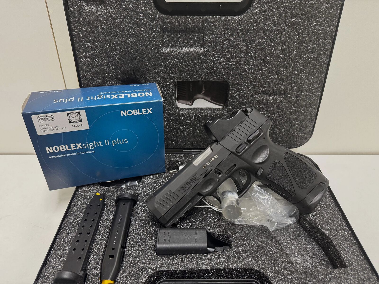 TAURUS G3 Pistool T.O.R.O. met NOBLEX Sight II Plus