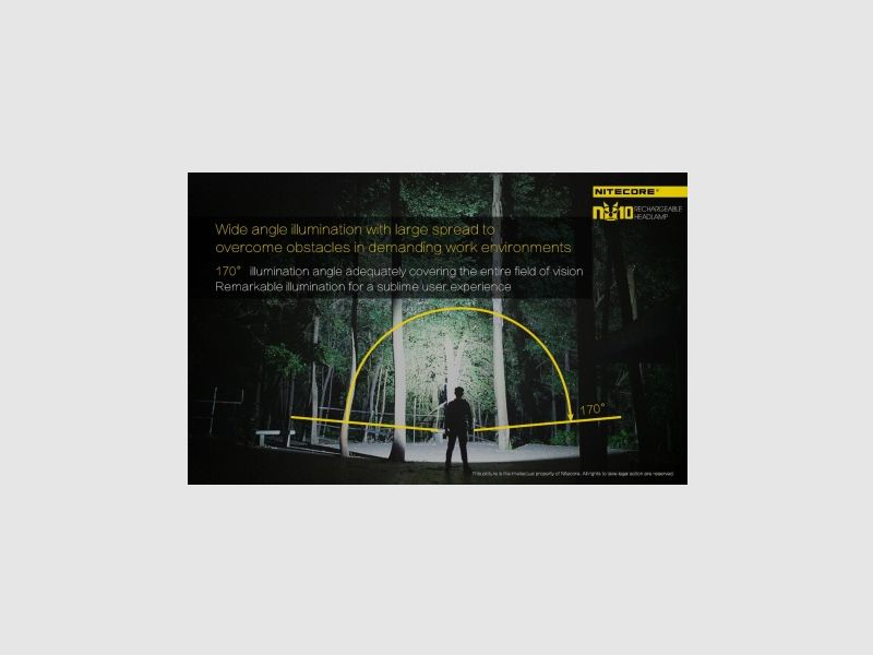 Nitecore NU10CRI Hoofdlamp 115 lumen Blauw, afbeelding 3 van 21