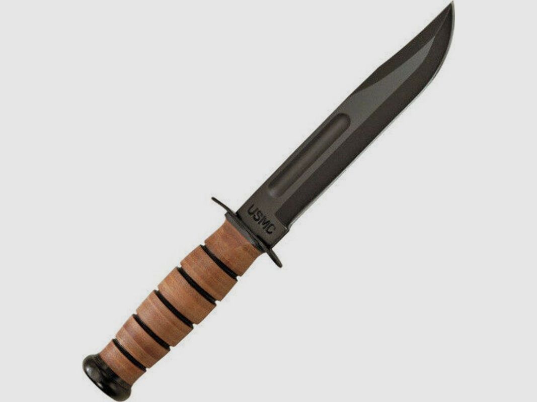 KA-BAR CUCHILLO USMC BROWN-STR, imagen 1 de 2