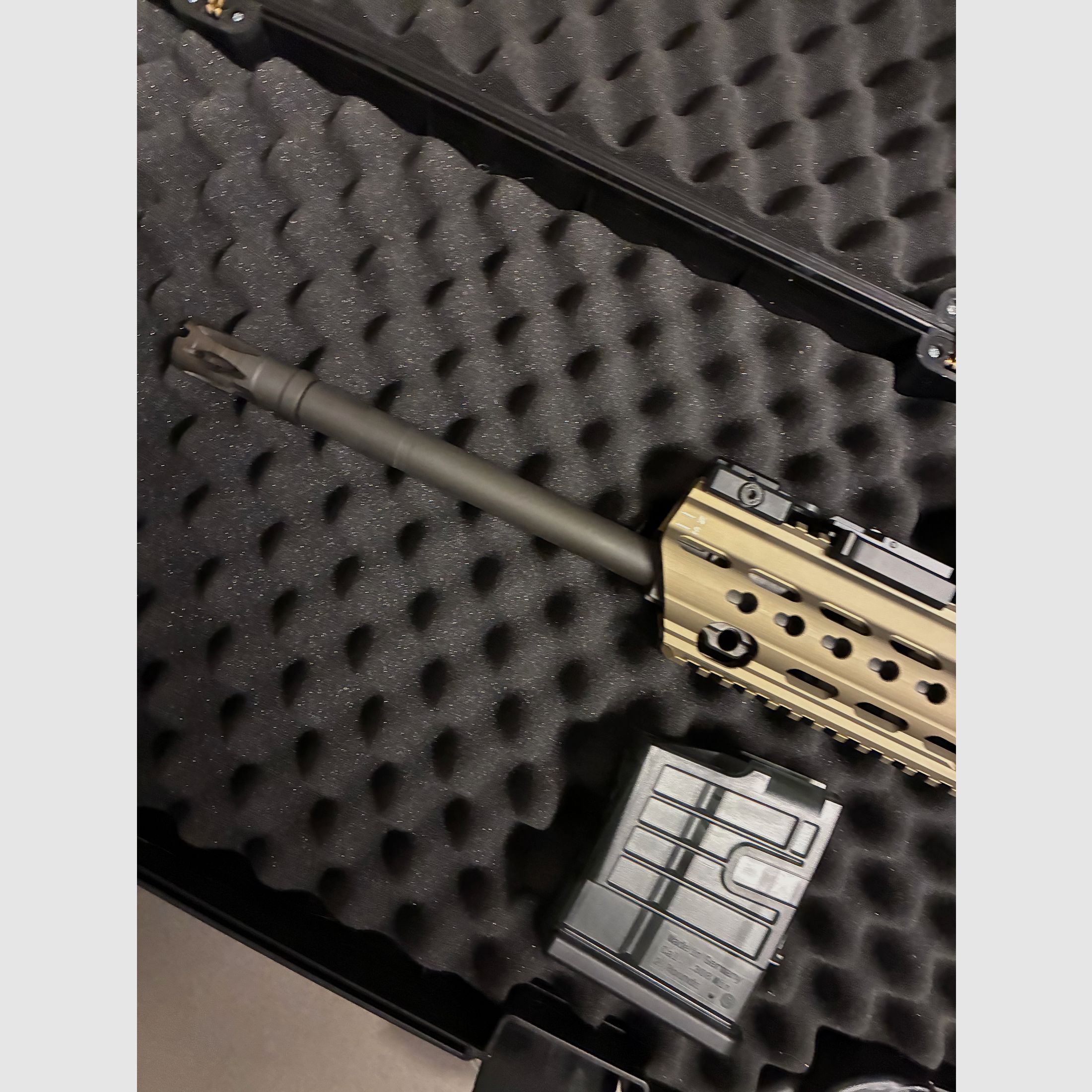 Heckler & Koch MR308 – couleur sable – Schmidt & Bender Polar T96 4–16×56 – INNOMOUNT – mallette HK, image 11 sur 20