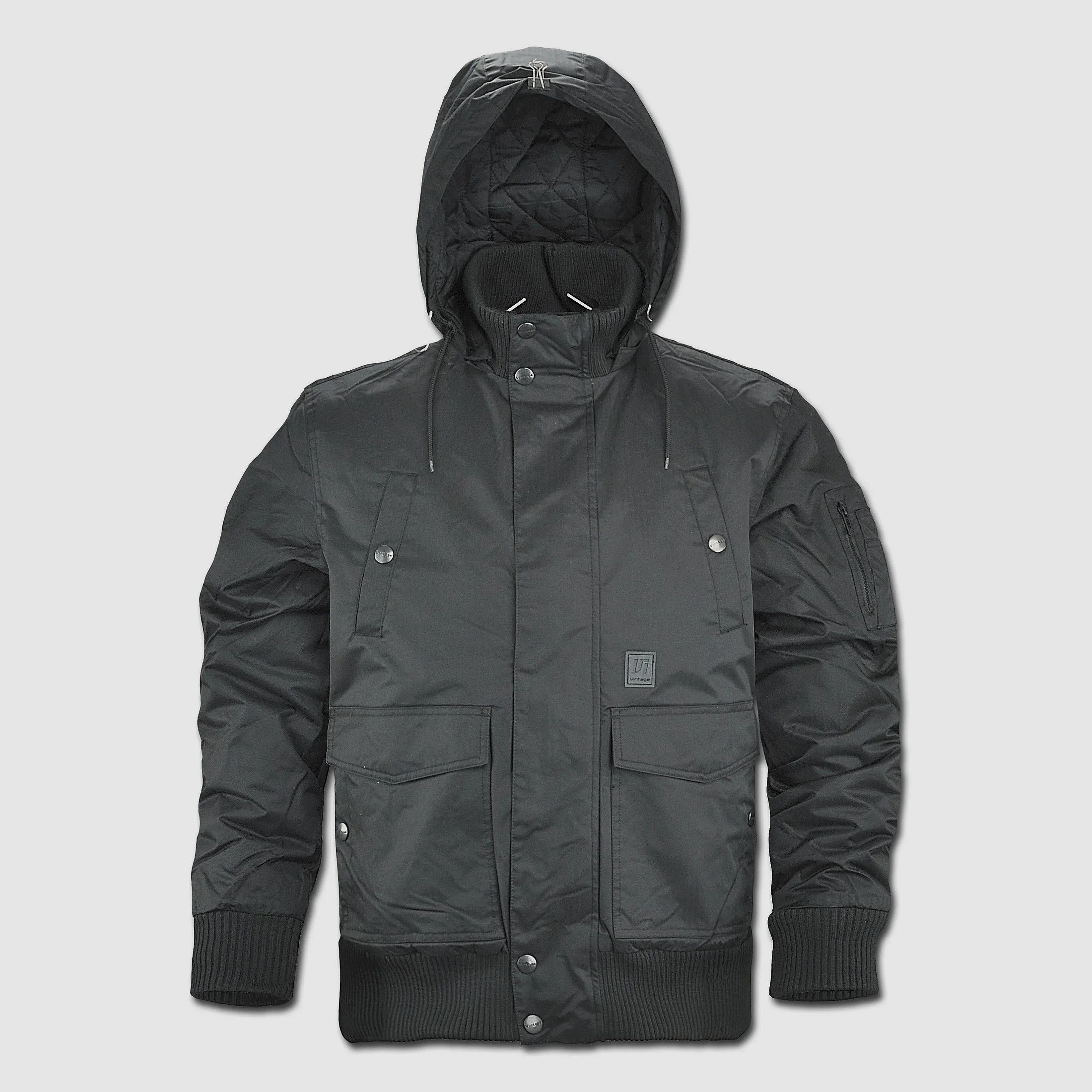 Vintage Industries Vintage Industries Jacke Rice schwarz