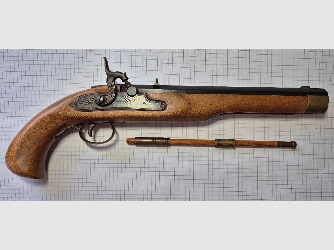  Vorderlader Pistole Kentucky Perkussion Kaliber .45 Spanische Fertigung