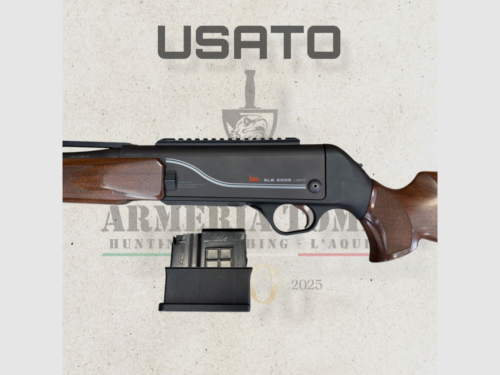 USATO – CARABINA – HECKLER & KOCH MOD. SLB 2000 LIGHT cal. 30-06 SPRG, immagine 5 di 6