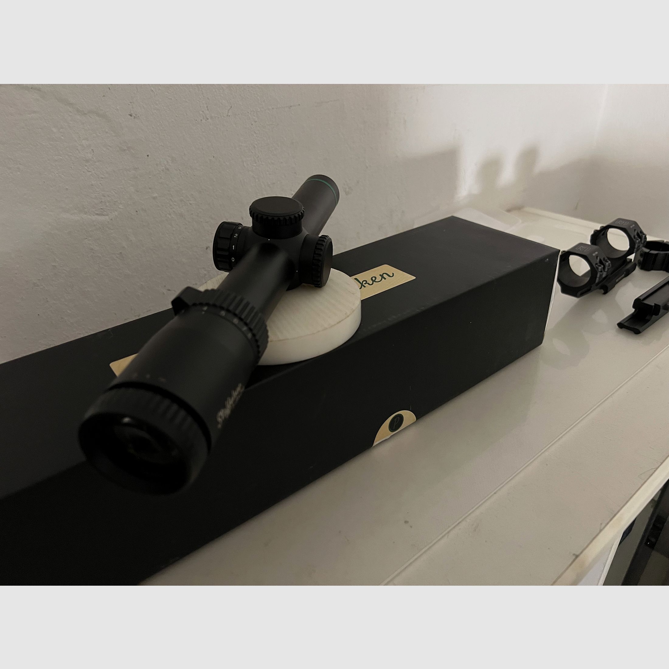 Staffelsee - 1-8x24 LD V2 ottica di mira/telemetro con reticolo a fibra luminosa 4 - con vetro LD completamente rivestito per caccia in battuta/caccia in movimento - robusto, riempito di azoto e resistente agli urti