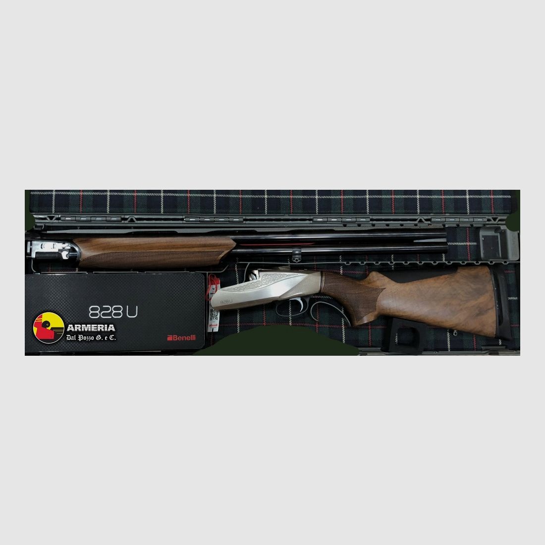 BENELLI 828 U SILVER 12/76 CM 70, afbeelding 1 van 3