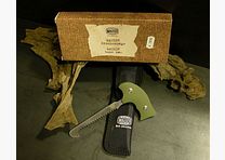 Mauser Aufbrechsäge Knochensäge Zerwirksäge Griff MICARTA Olive Green + Codura Scheide +Geschenkbox