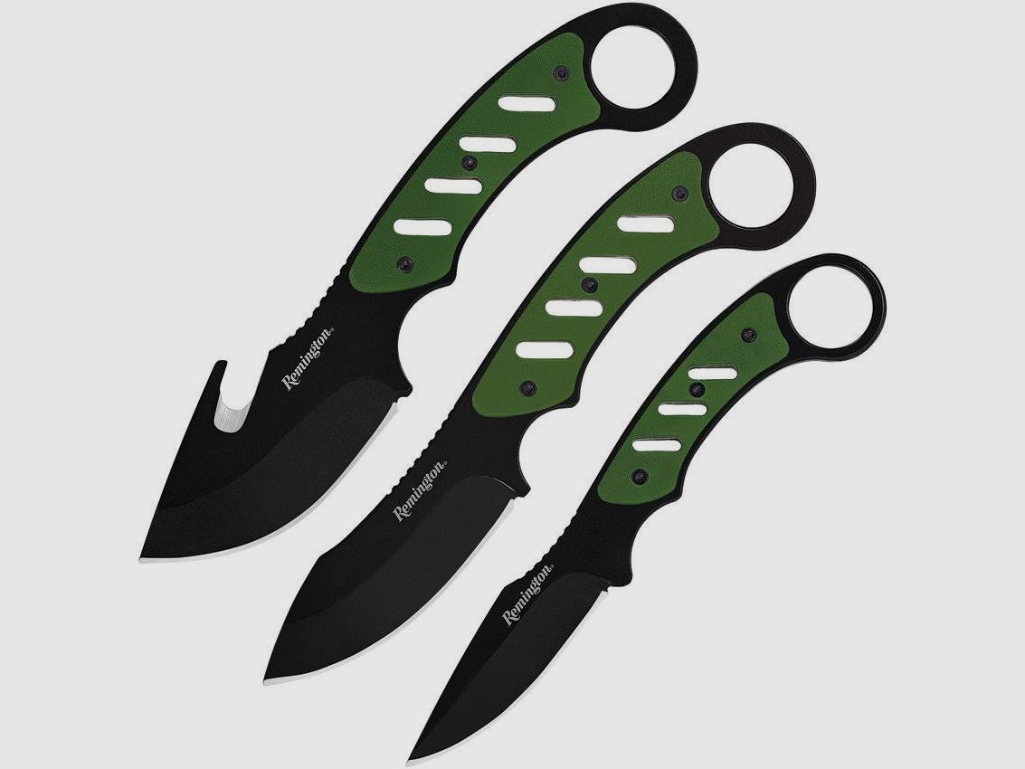 Remington Sportsman 3‑tlg. Skinner Set mit Nylonetui