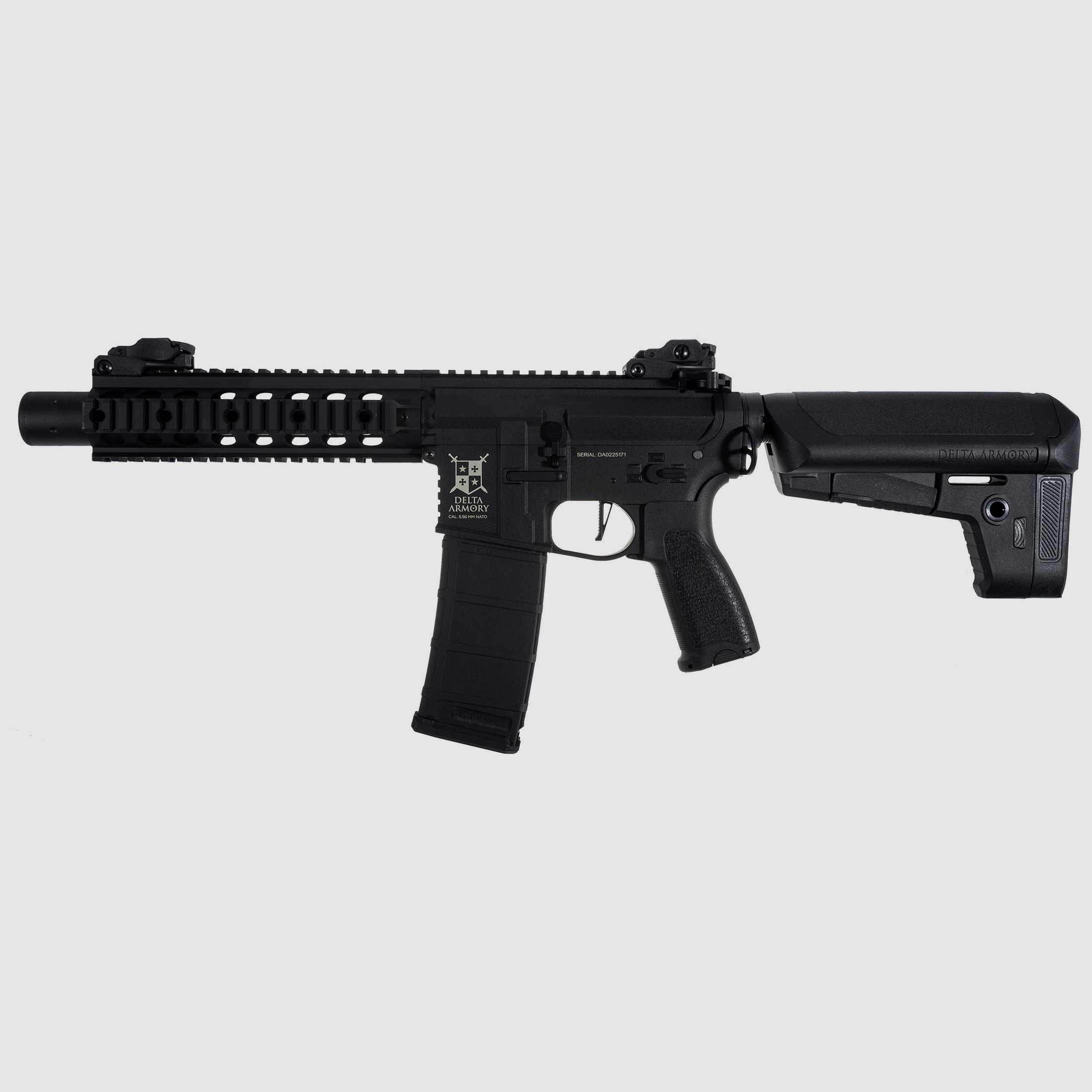 AR15 SilentOps 8" Bravo in Schwarz max. 0,5J - Delta Armory