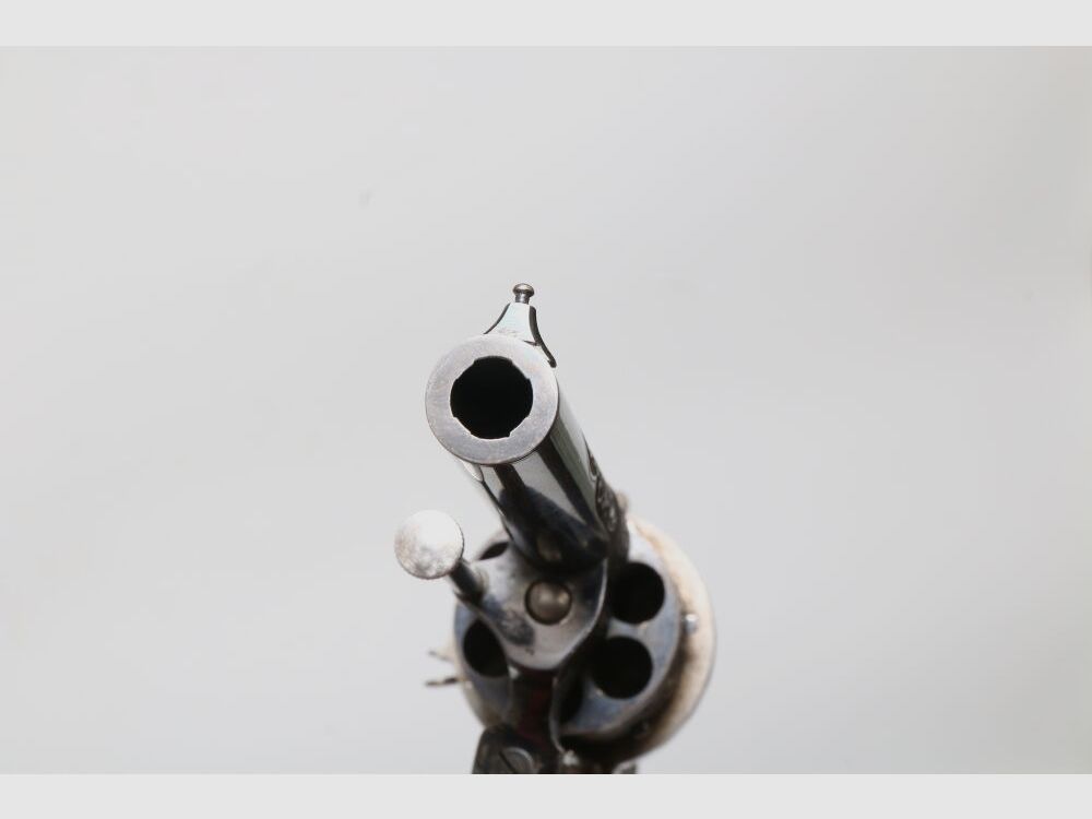Lefaucheux Revolver Rarität mit passender Schatulle Vollgravur Stiftfeuer