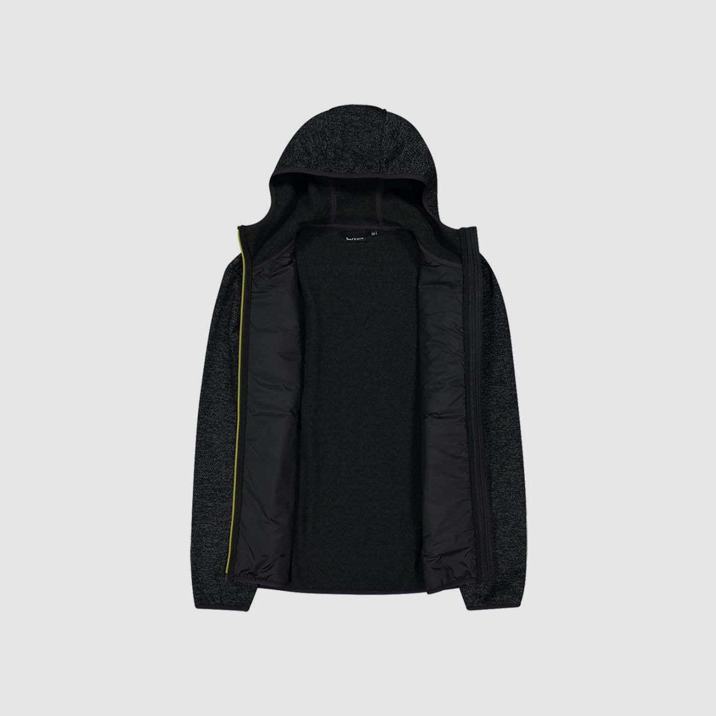 CMP Hybrid Fix Hood Winterjacke antrazit melange, Bild 4 von 4