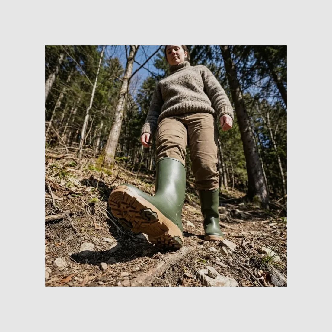Bottes Rouchette Remoove PVC vert en doubles pointures, image 7 sur 9