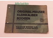 Mauser - Oberndorf Bedienungsanleitung KK-Büchsen