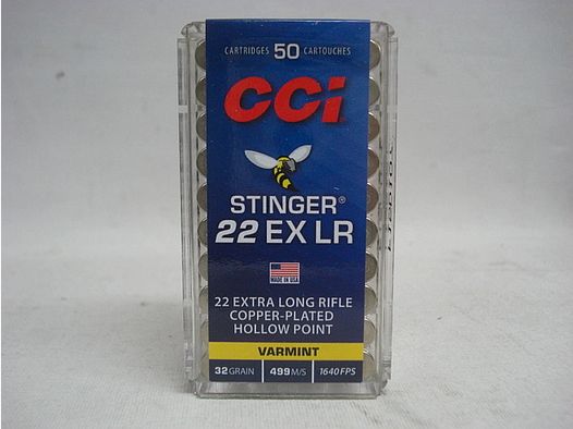 CCI .22lr STINGER 32gr CPHP - (a50) #5050