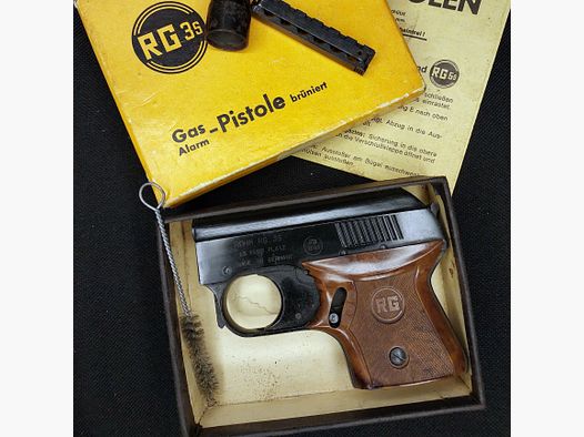 Taschenpistole RG3s - Röhm RG 3 s Schreckschuss Pistole Kal. 6mm Flobert (PTB 33-69)