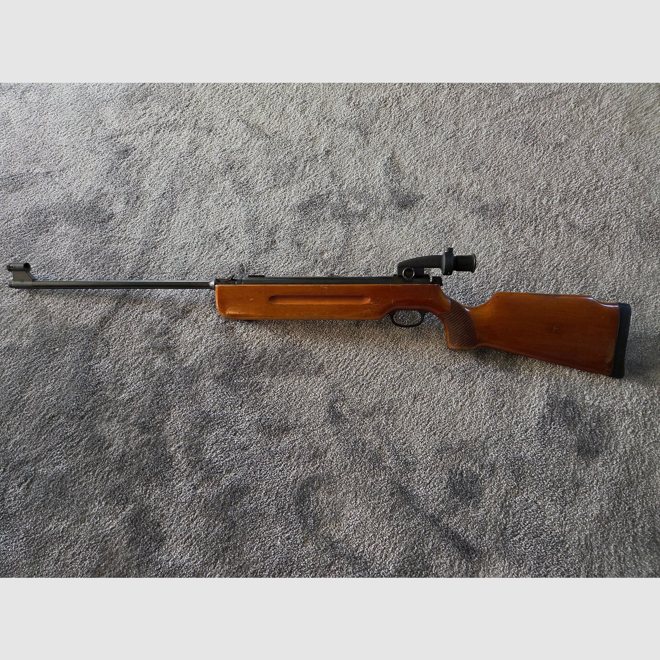 Haenel 3.112 DDR match rifle with diopter, Q1 year approx. 1964-66