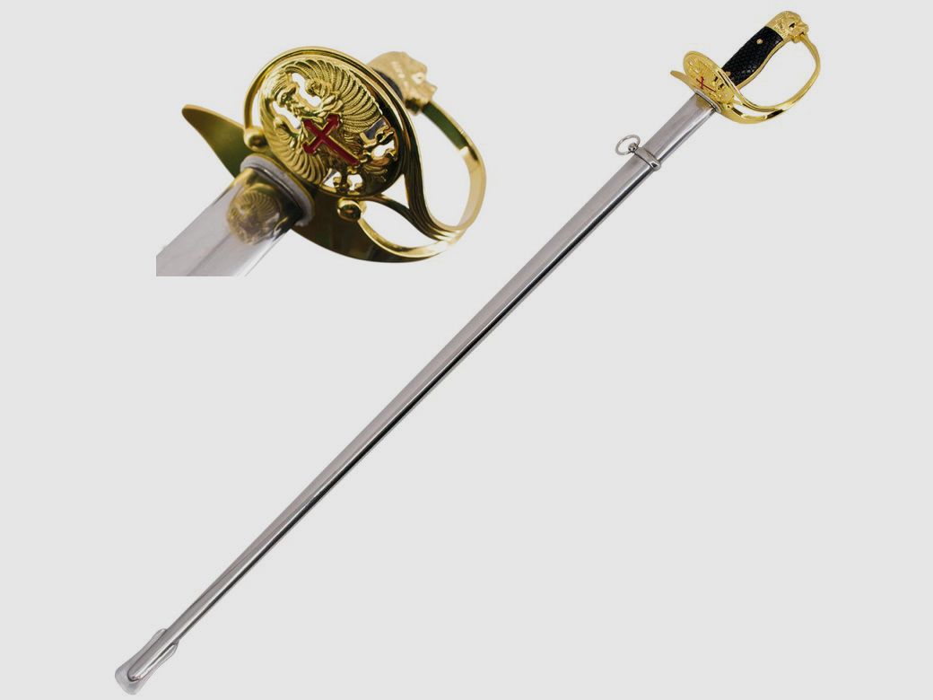 Army saber including scabbard