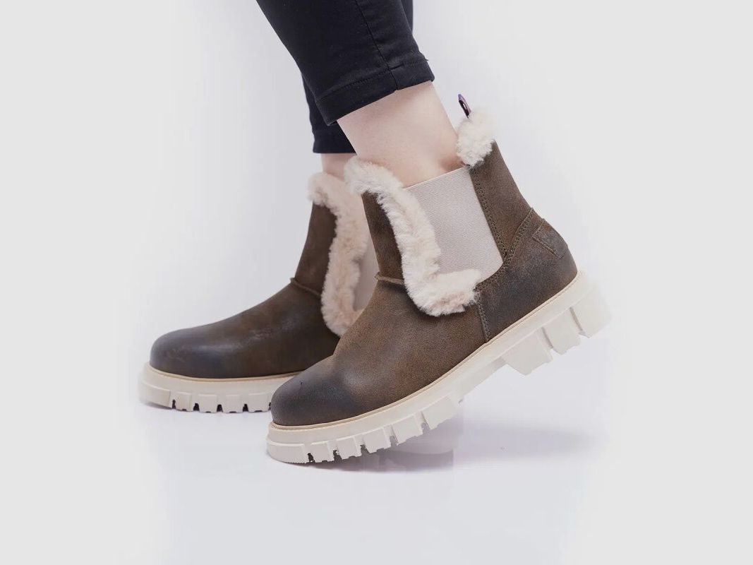 Blue Heeler Damen Chelsea Boots Molly Raw