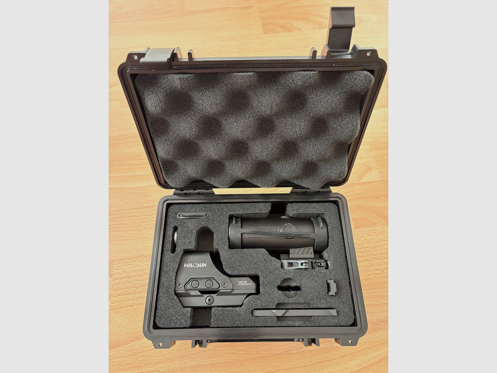 Holosun Set HS510C + HM3X Magnifier inkl. Koffer + Cover 