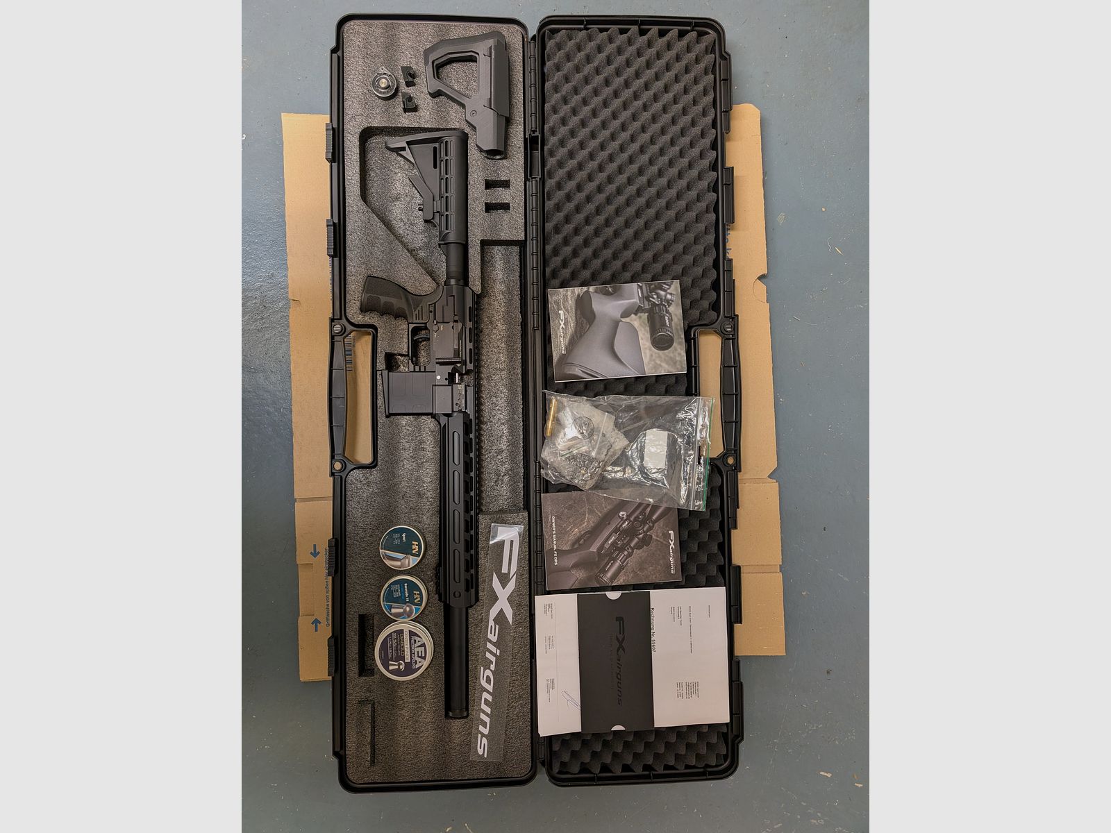 FX DRS Tactical 7,5Joule Cal. 5,5mm mit Zubehör 