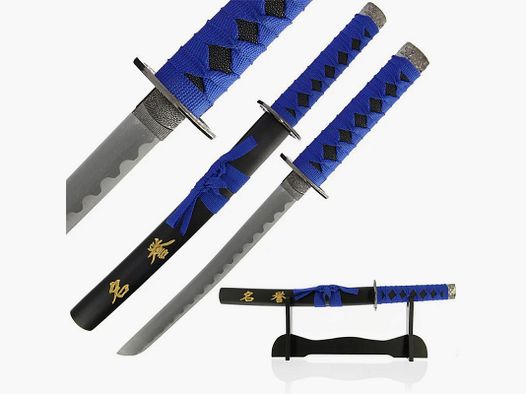 Tanto Katana miecz niebieski
