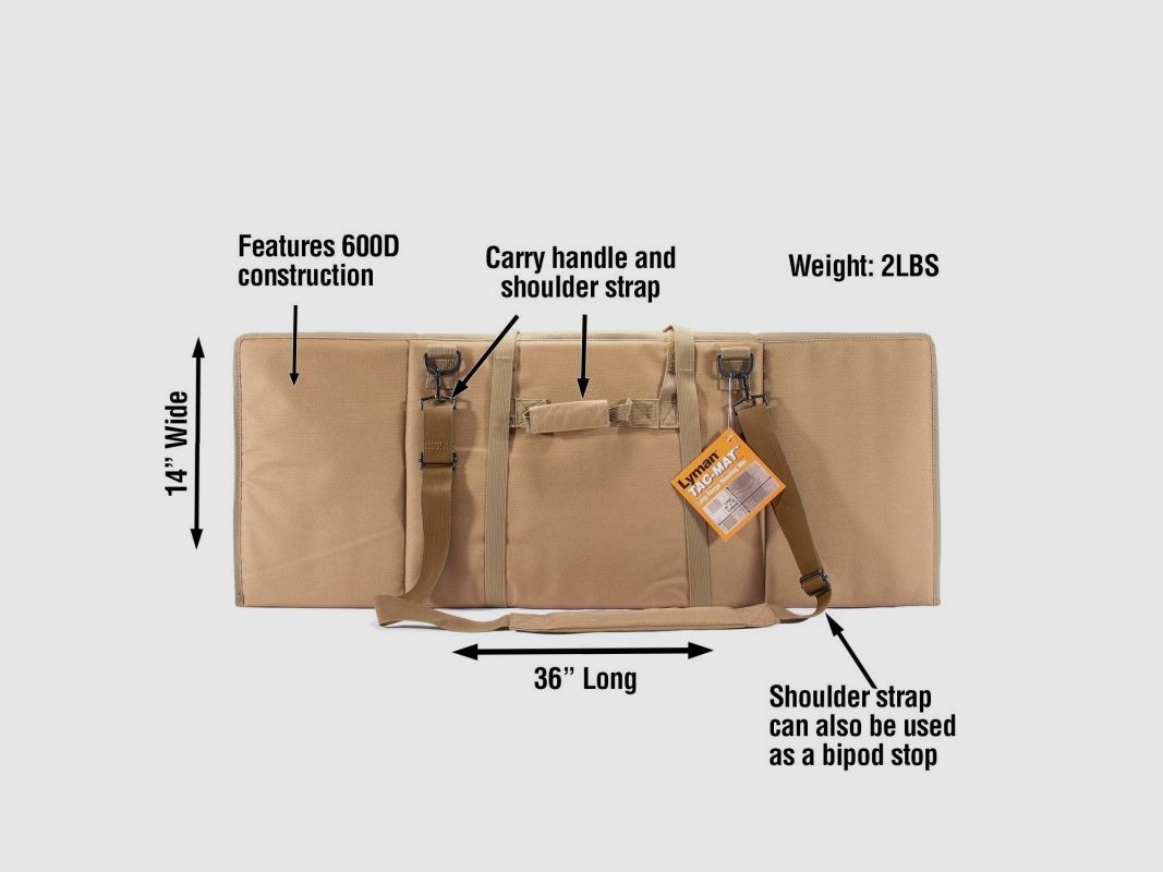 Lyman TAC-MAT gepolsterte Schießmatte Farbe Sand, Bild 3 von 5