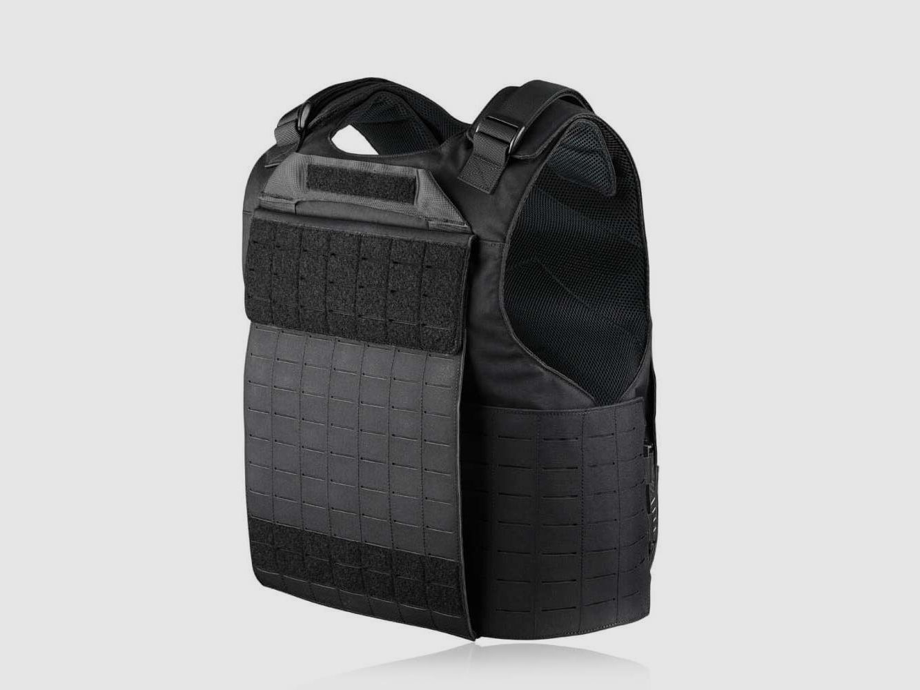 Chaleco CYTAC Plate Carrier orientado a la misión / Negro