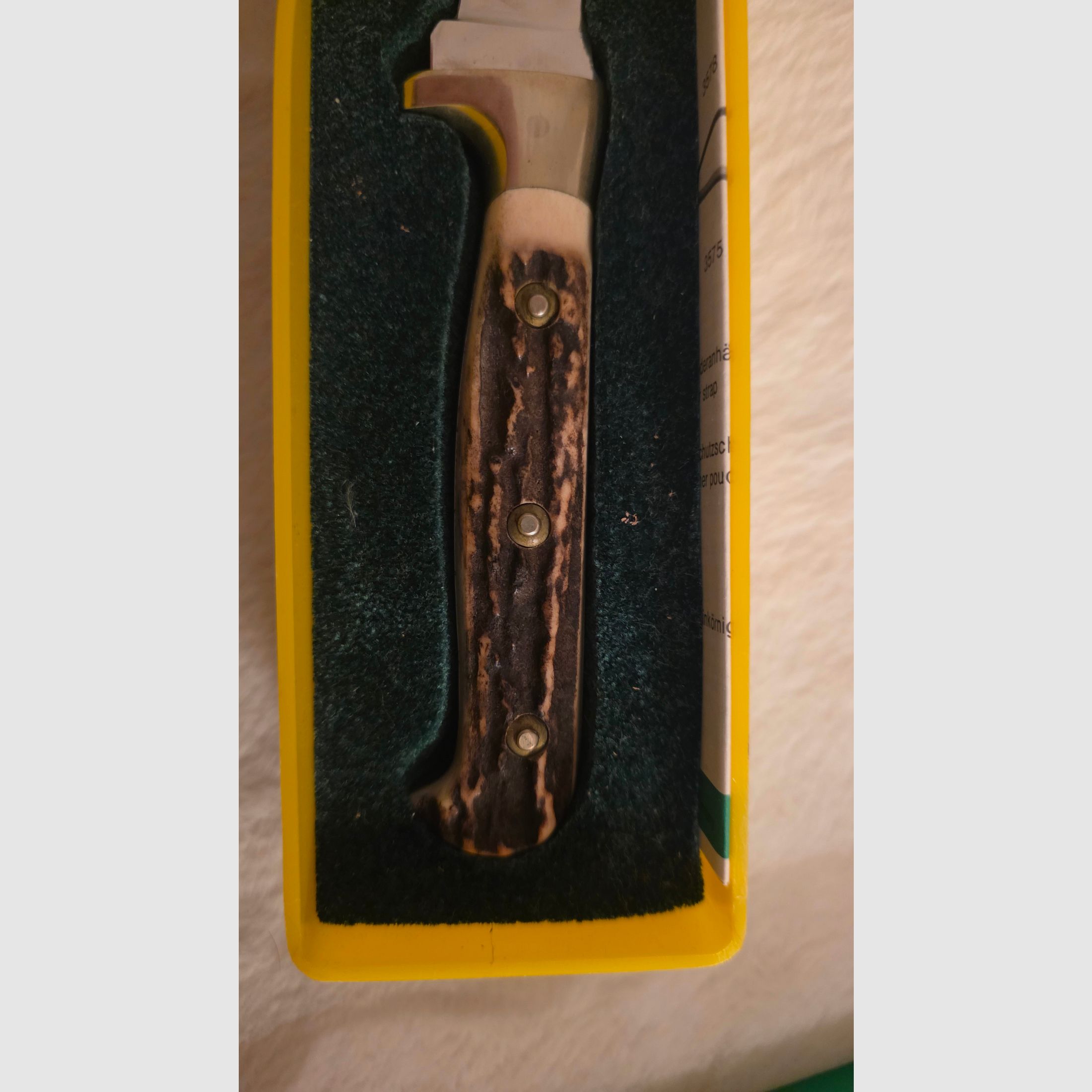 Puma Wildtöter hunting knife 11/3594 – Pius Wildt – Solingen – with leather sheath & box