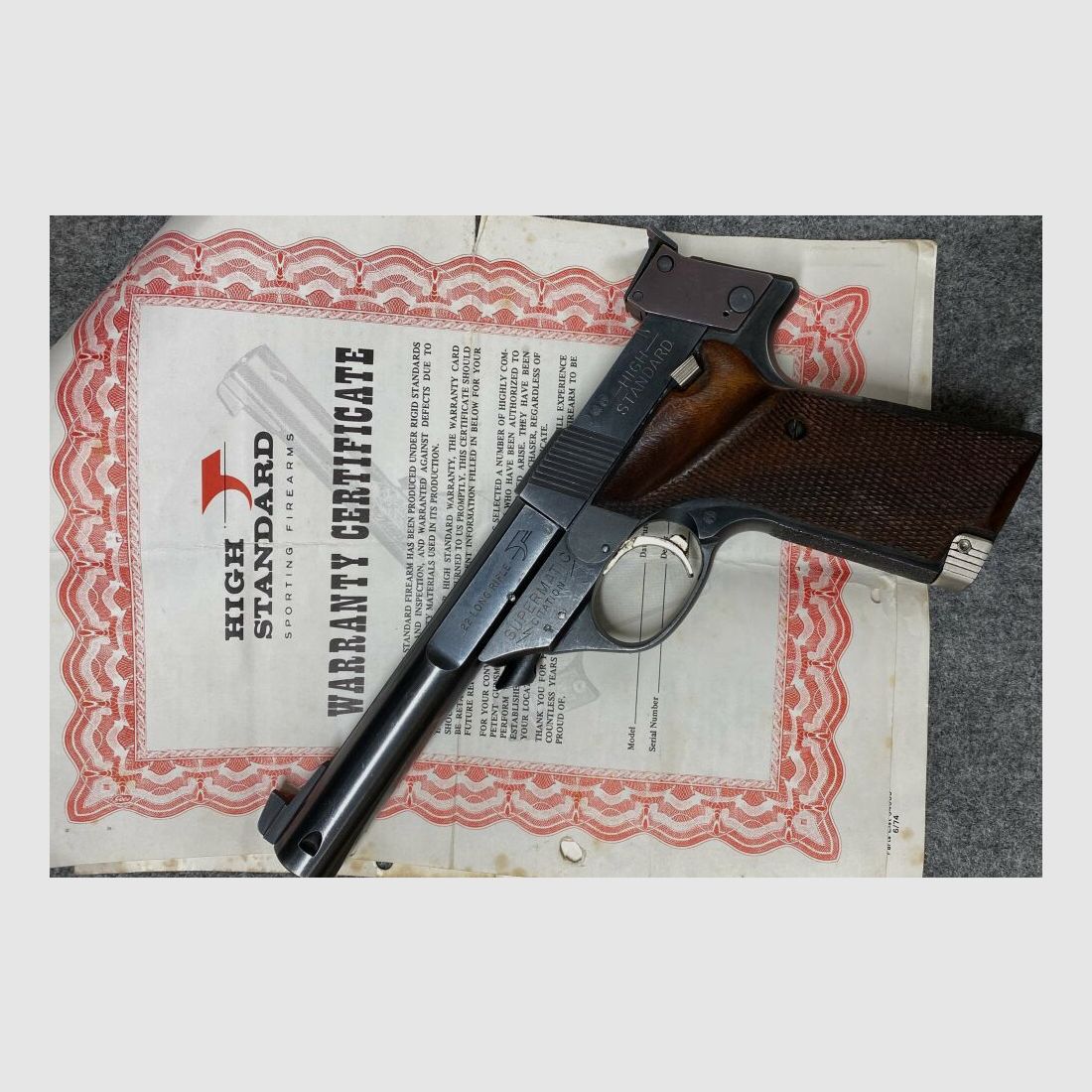 High Standard Match .22lr