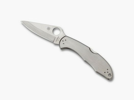 Spyderco Delica 4 Stainless Knife with Plain Edge