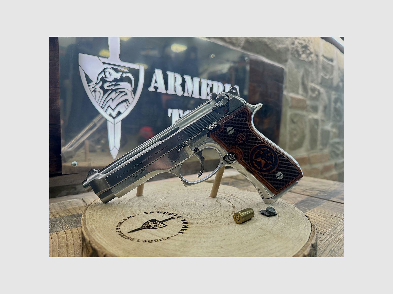 GEBRAUCHT – PISTOLE – BERETTA MOD. 98FS INOX Kal. 9×21, Bild 1 von 6