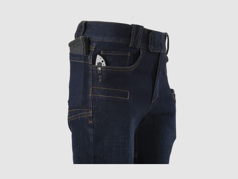 Greyman Tactical Slim Jeans (Donkerblauw) - Helikon-Tex, afbeelding 8 van 8