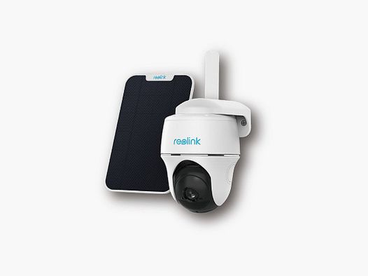 Drehbare IP-Kamera Reolink Go PT 4G-LTE mit Solarpanel zur Aufladung