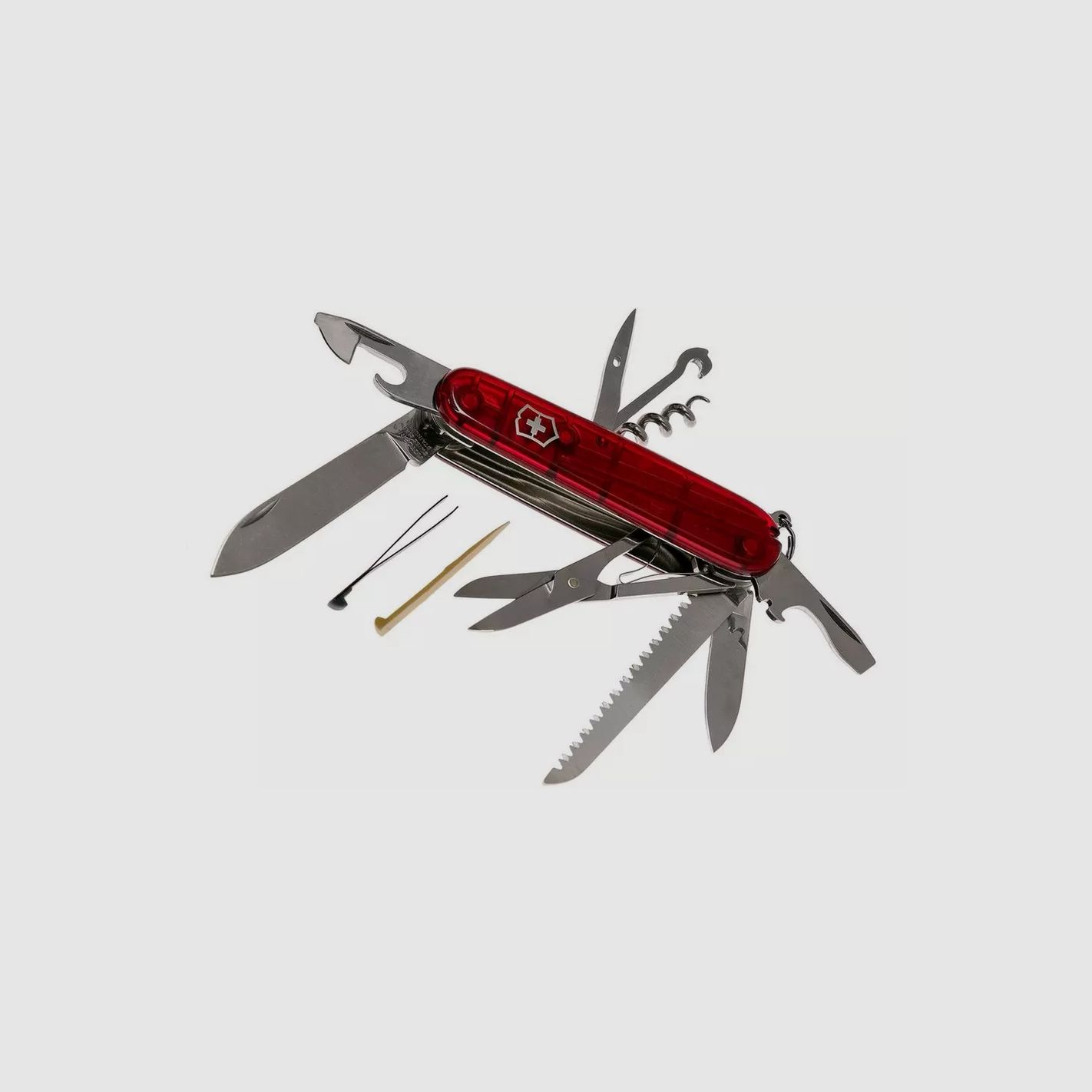Schweizer Taschenmesser VICTORINOX rot transparent