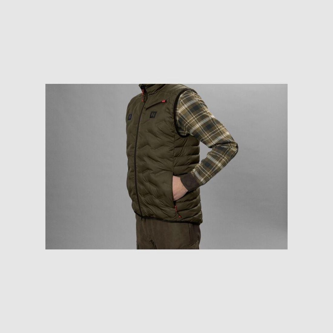 Härkila Herren Weste clim8 Insulated Willow green