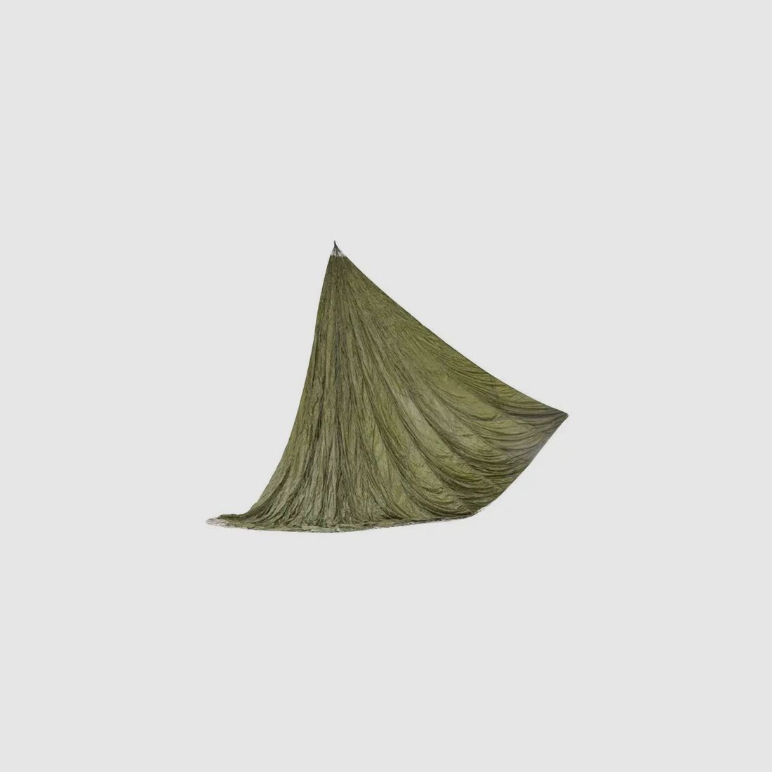 US Army US Fallschirmkappe T10 mit Packsack oliv gebraucht