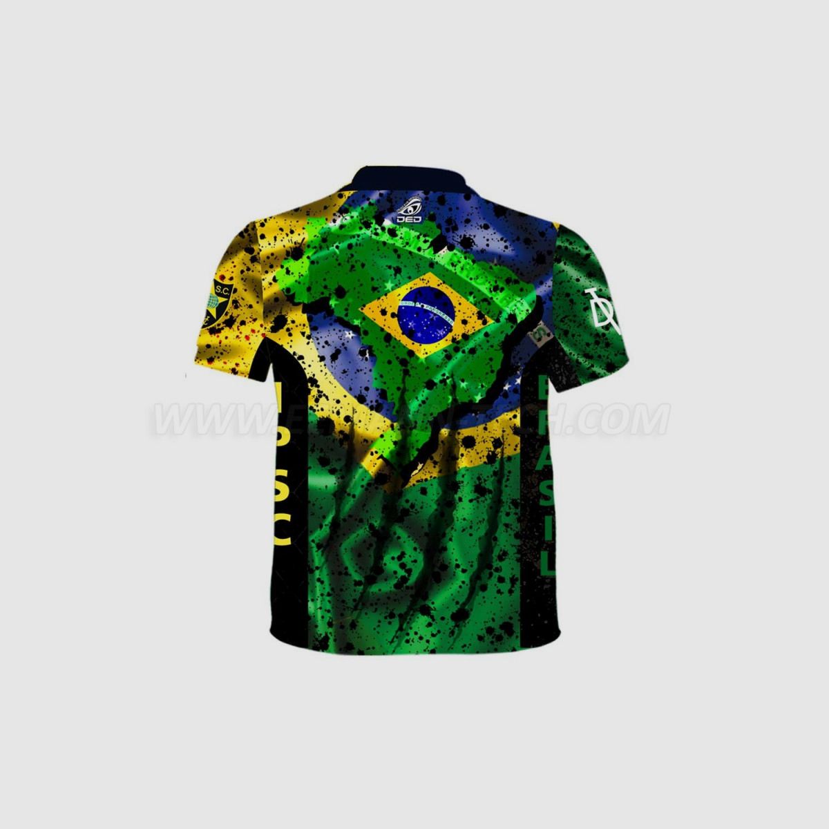 DED IPSC Brasil Wettkampf T-Shirt, Größe: XS, Benutzerdefinierter Name: Mit Benutzerdefiniertem Namen, Bekleidungsart: Damen, Bild 2 von 3