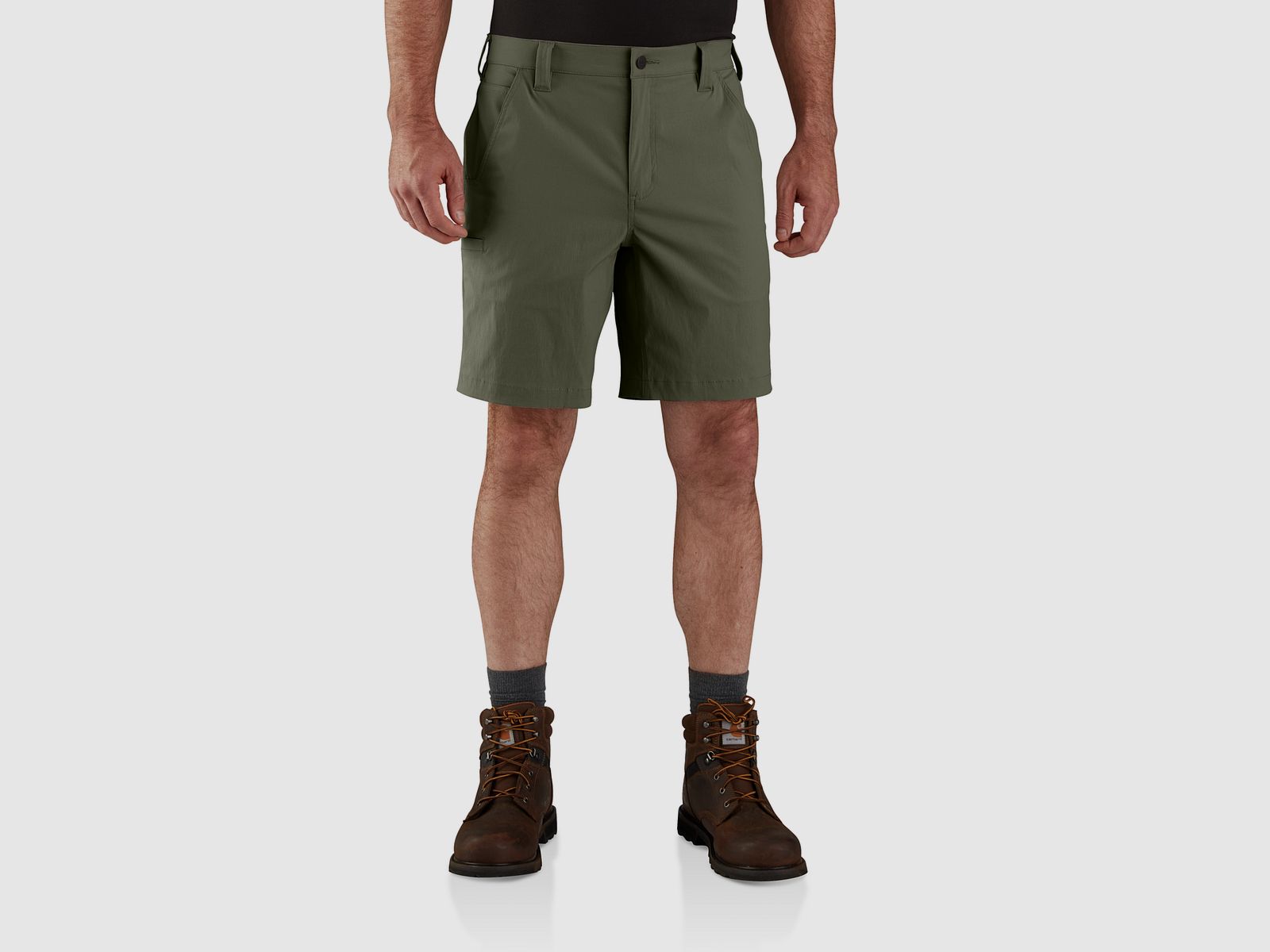 Carhartt Ripstop pantaloni corti da lavoro leggeri, uomo, Basil, W34