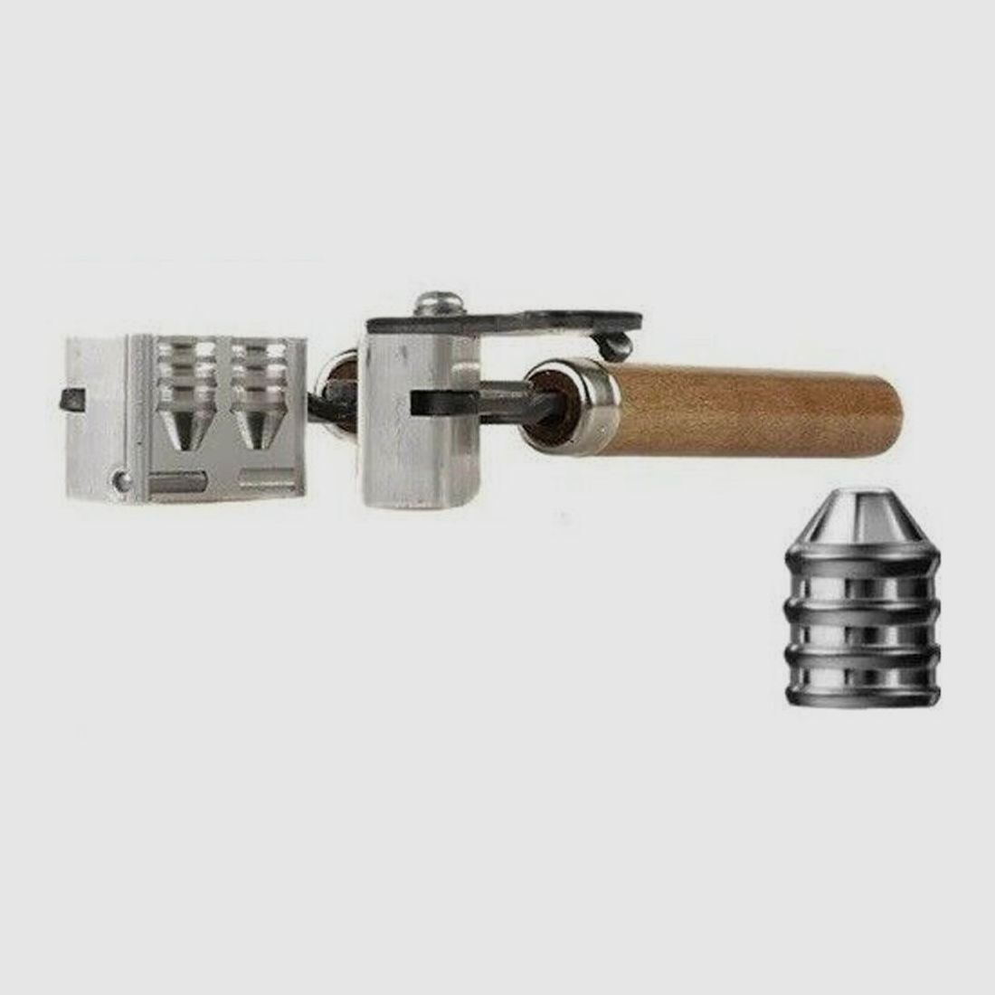 Lee Precision Doppelkammer Geschossform - .356 (124GR) - Präzision und Haltbarkeit - Herstellung von individuellen Geschossen, Bild 4 von 5
