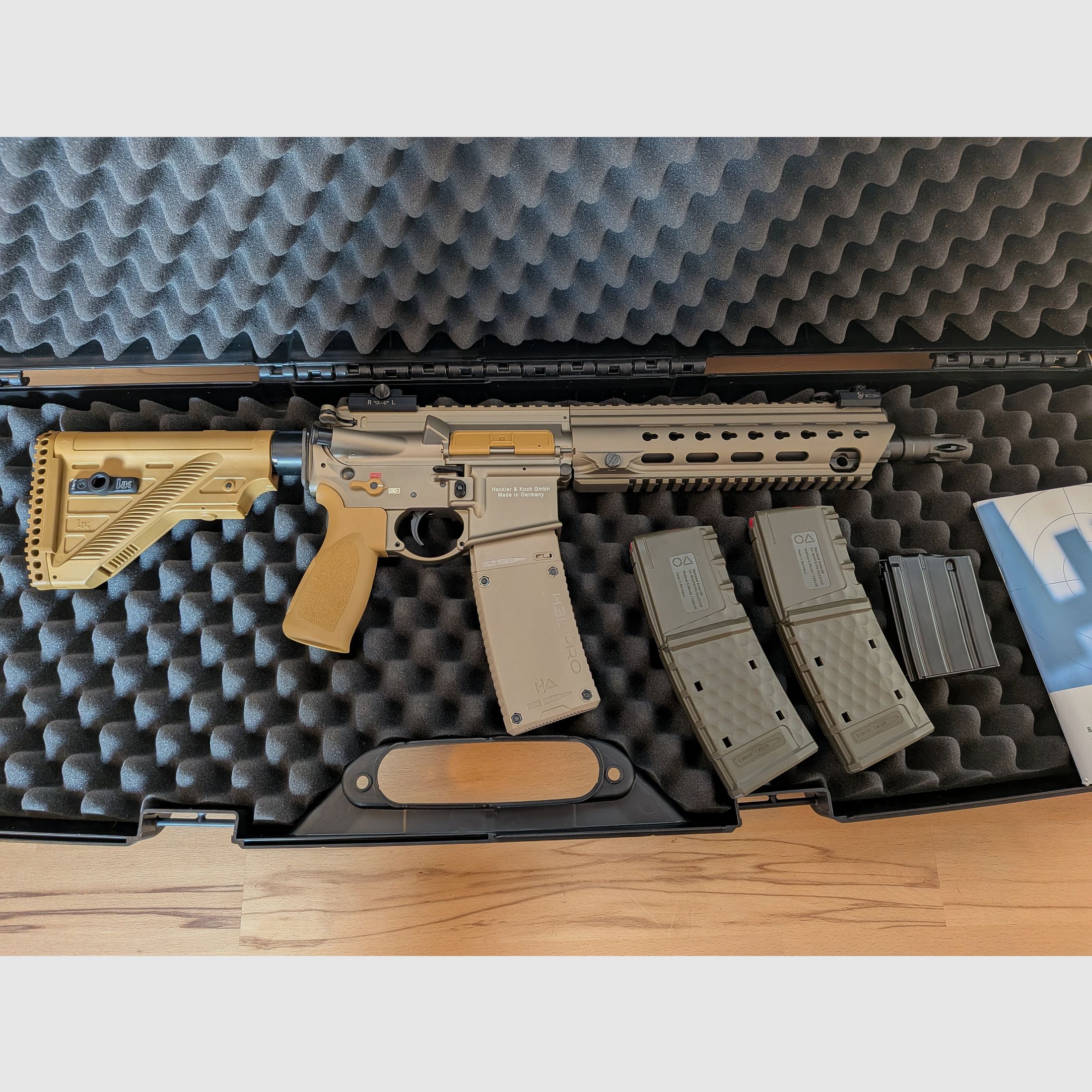Heckler & Koch MR223 A3 Slimline 11", color sabbia