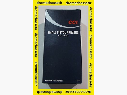 Boite de 1000 amorces Small Pistol CCI 500