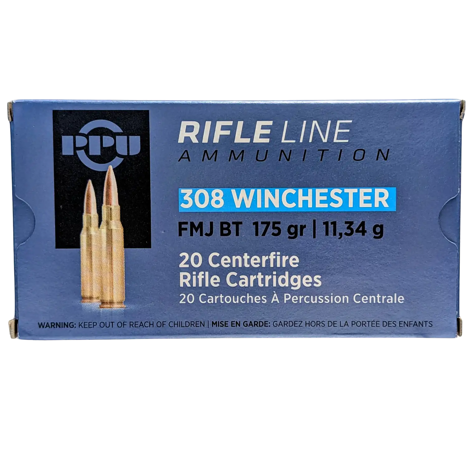 PPU kaliber .308Win FMJ BT 175gr 20 strzałów