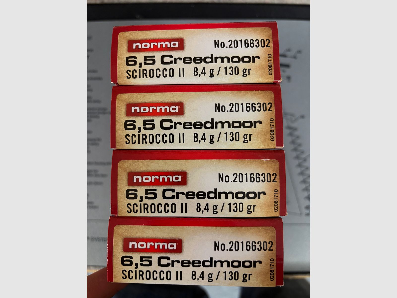 Norma 6,5 Creedmoor Scirocco|| 8,4g / 130gr