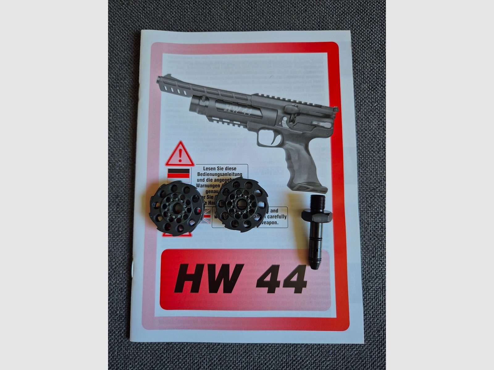 Weihrauch HW 44 mit Schalldämpfer