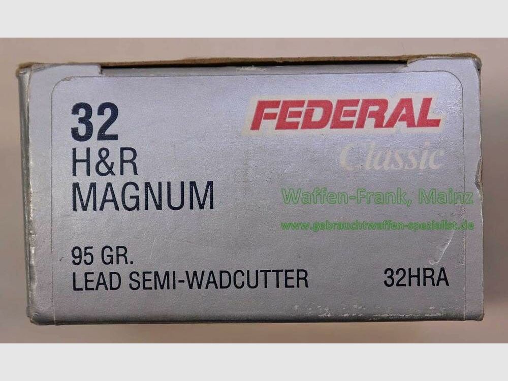 Federal / USA revolver cartridges .32 H&R Mag., image 2 of 2