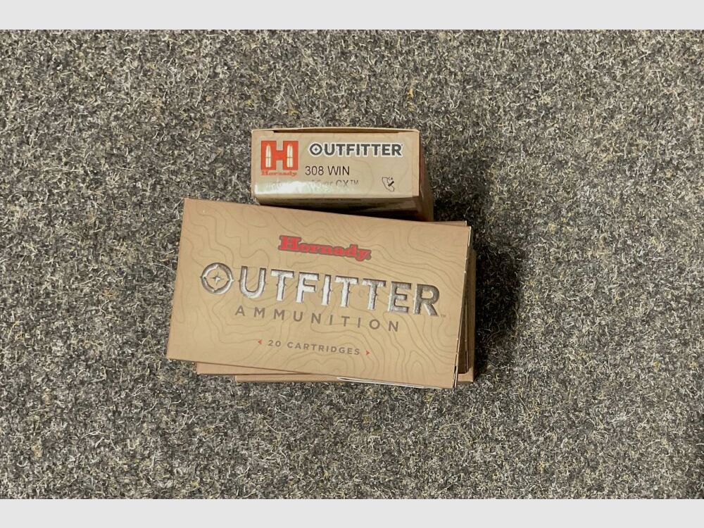 Hornady Outfitter 308 Winchester 165 grain CX