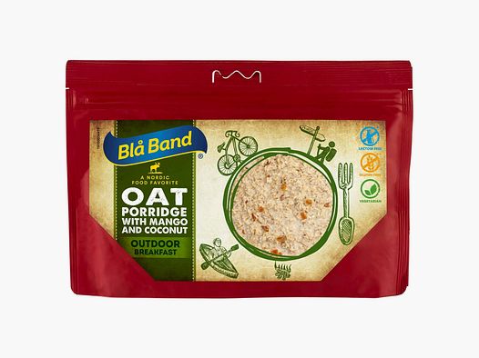Bla Band Bla Band Haferbrei mit Kokosnuss und Mango
