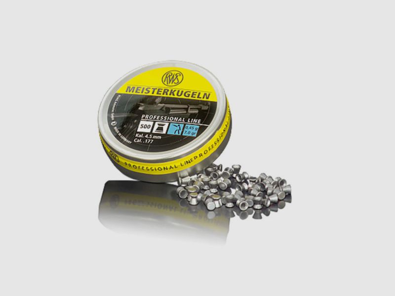 RWS Meisterkugeln 4.5 mm 0.45 g | 7.0 grain | 500 stuks