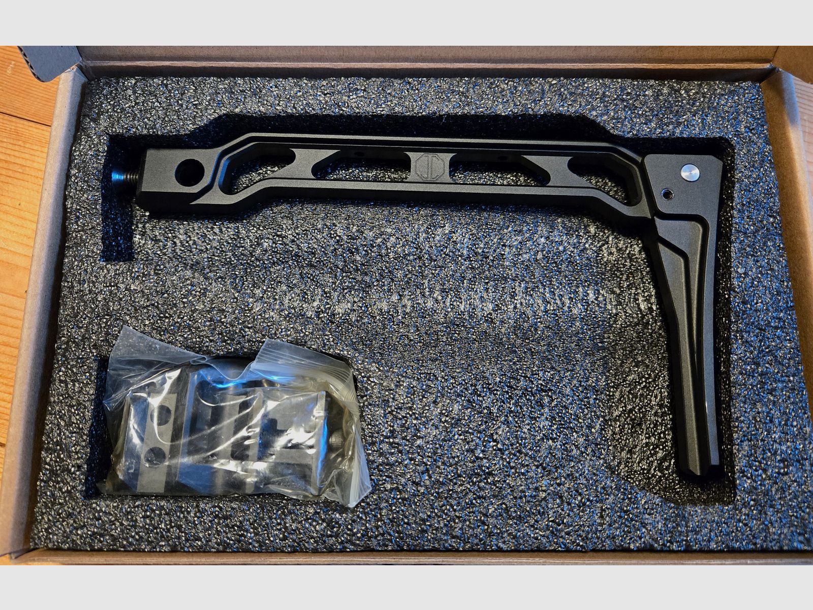 Riel Picatinny de aluminio plegable QD